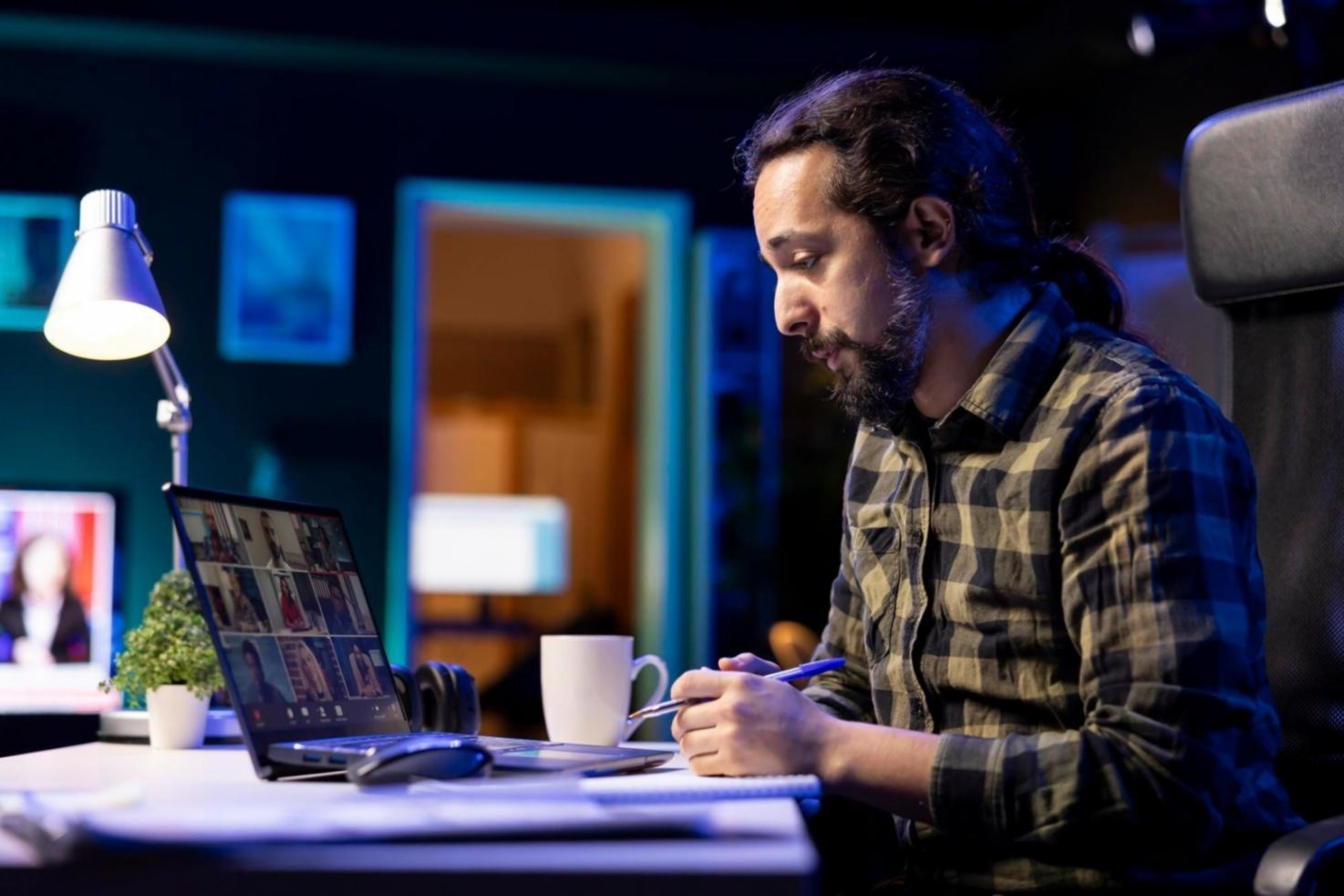 Technical monitoring dashboard showing platform performance metrics